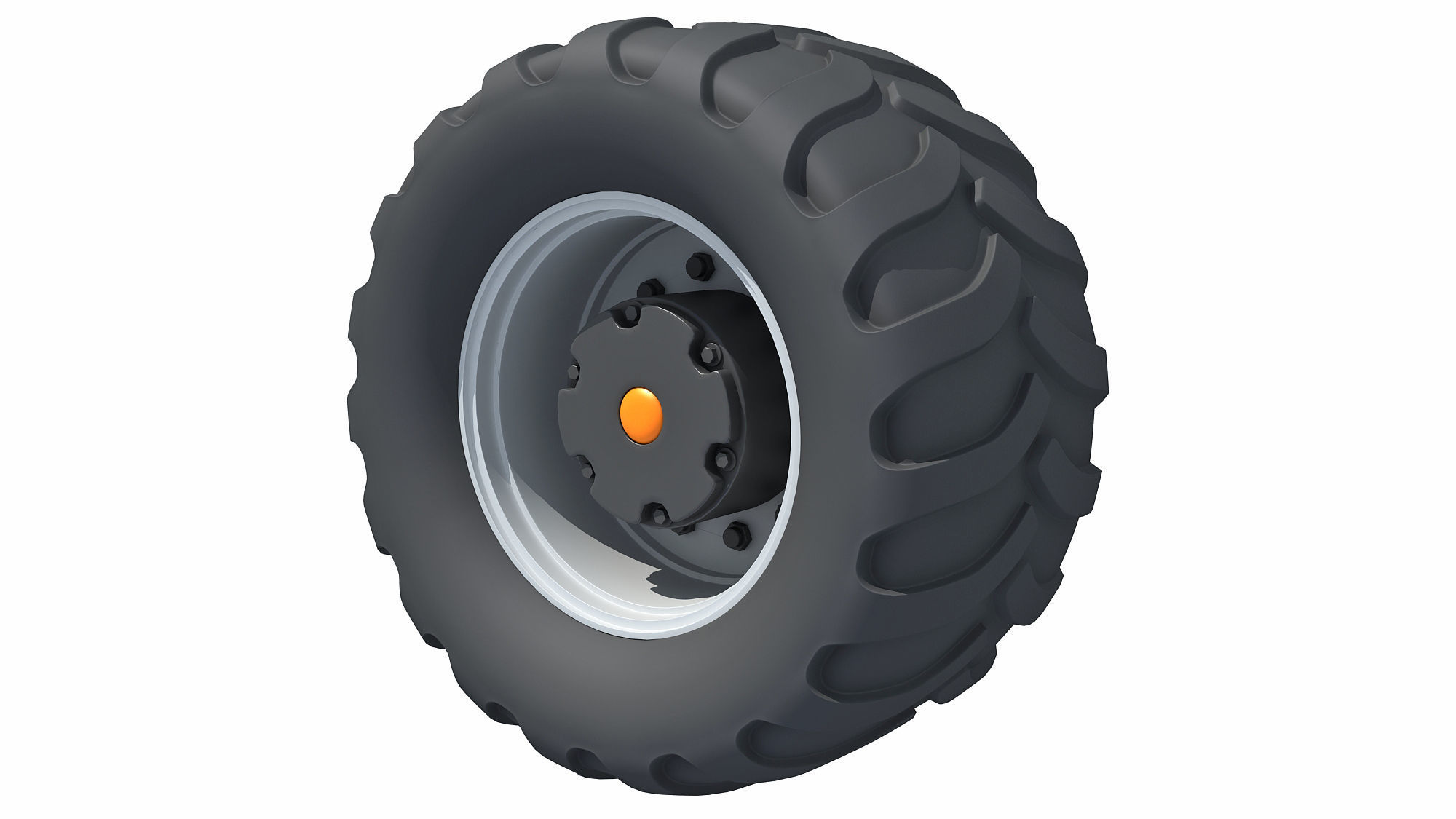 Off Road Tyre 3D model_2