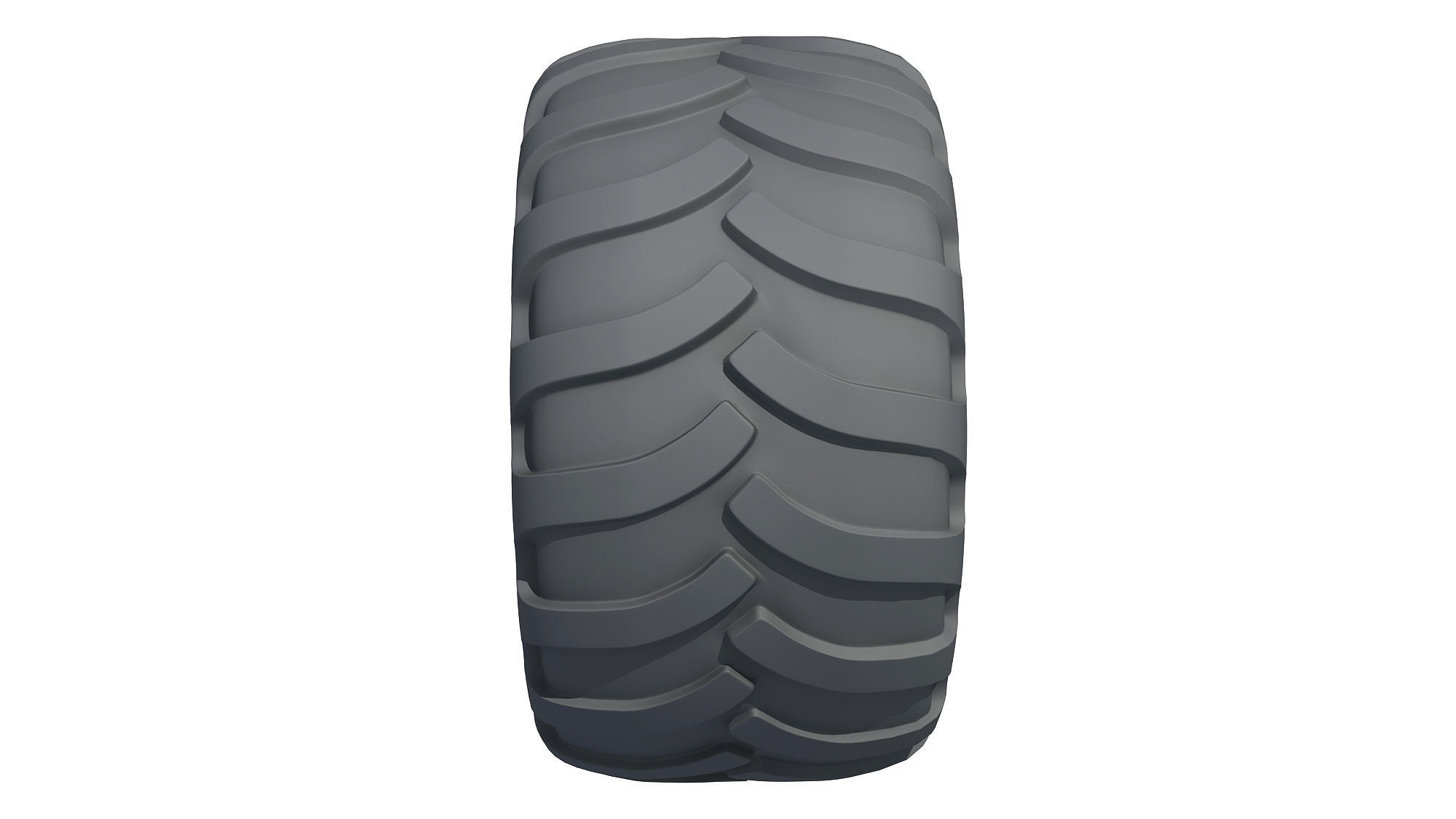 Off Road Tyre 3D model_3