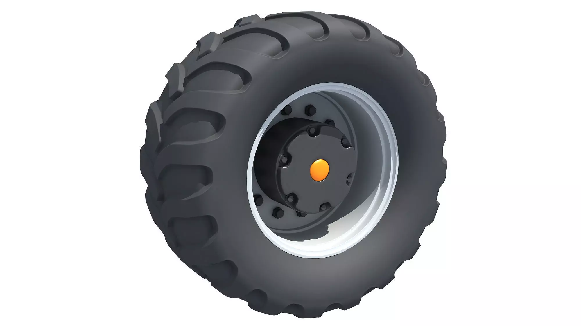Off Road Tyre 3D model_0