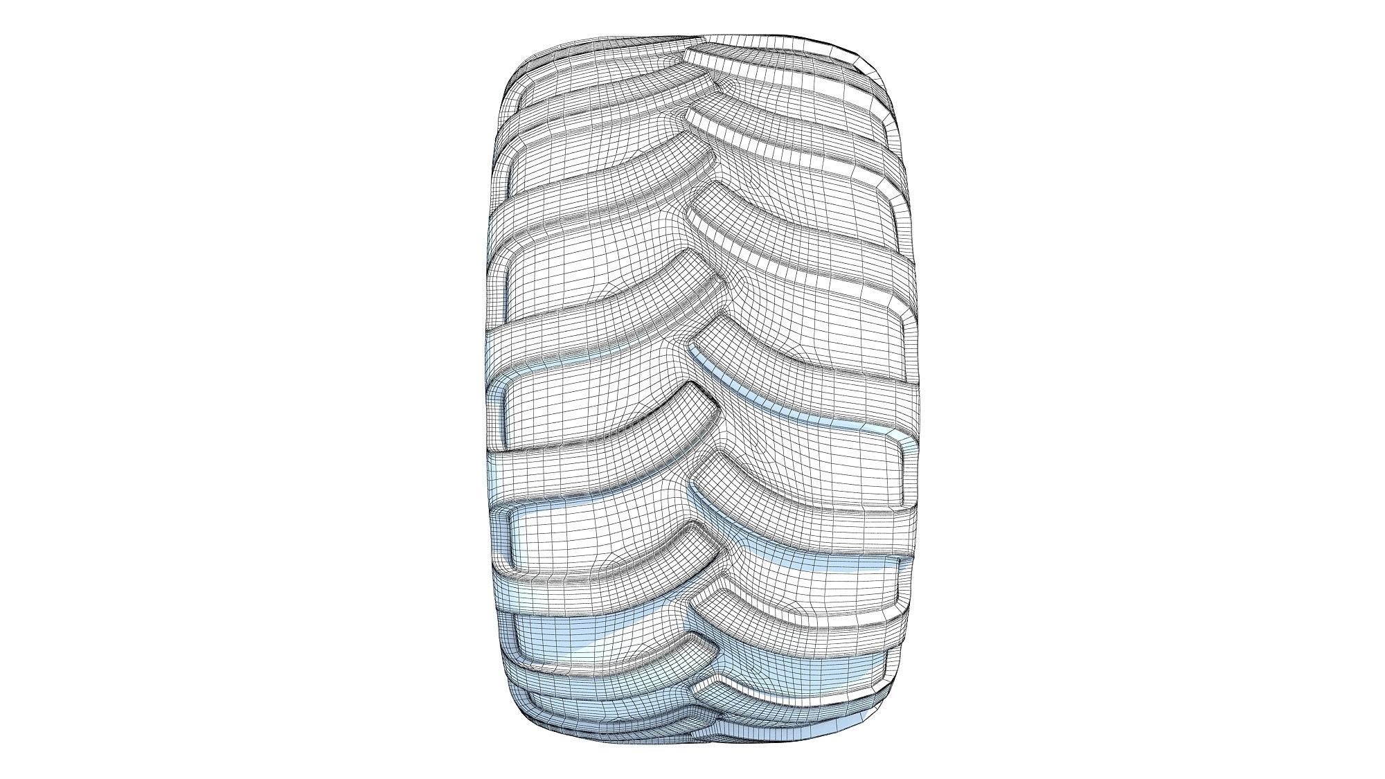 Off Road Tyre 3D model_7
