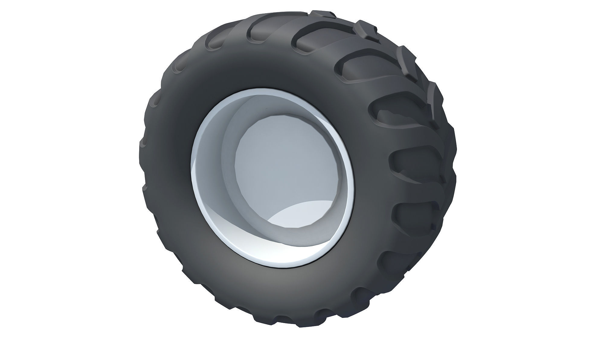 Off Road Tyre 3D model_4