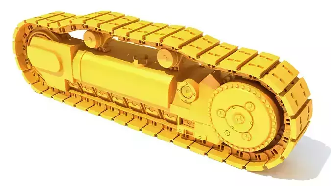Excavator Track 3D model