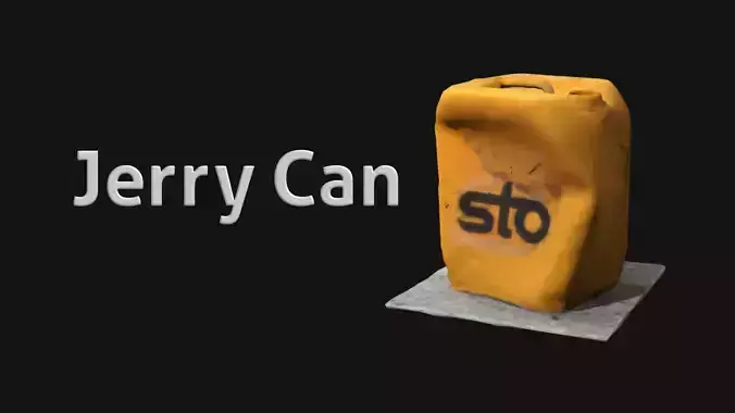 Jerrycan sto box 3D model