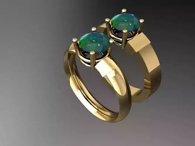 T113- Diamond solitarie ring