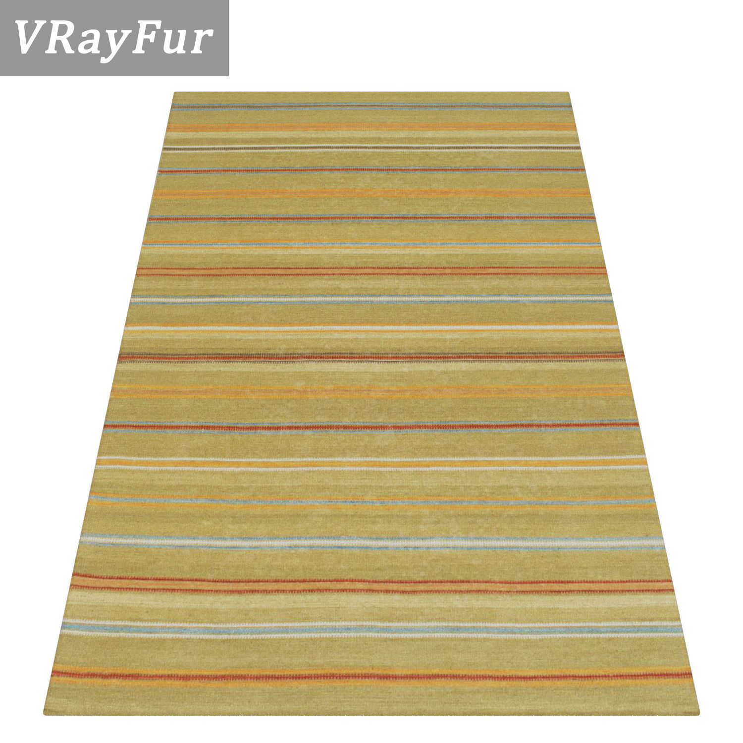Rug Set 1082 3D model_2