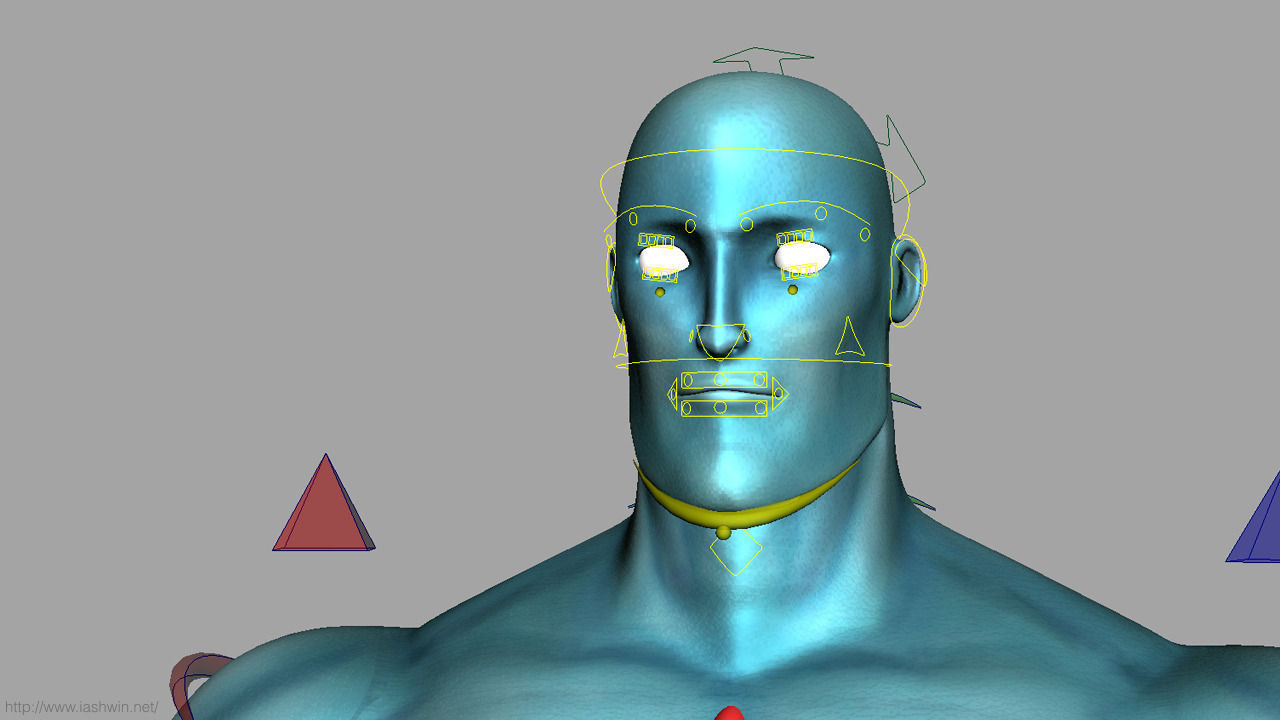 Captain Atom Rig - Legacy Free 3D model_22