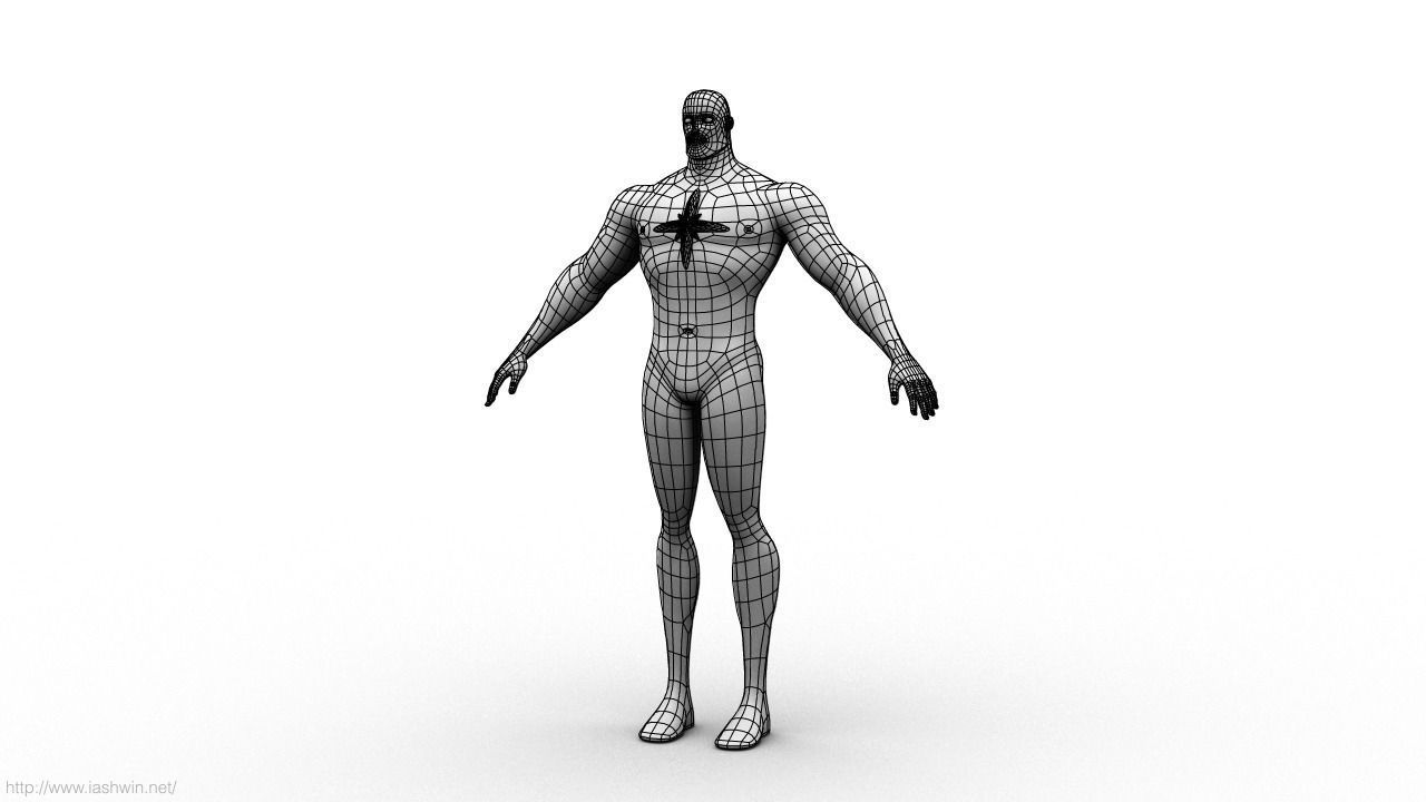 Captain Atom Rig - Legacy Free 3D model_16