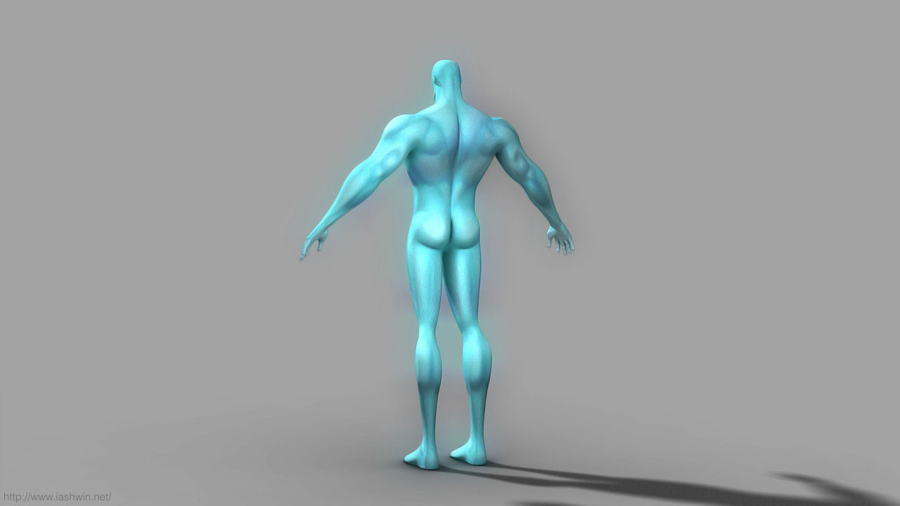 Captain Atom Rig - Legacy Free 3D model_12