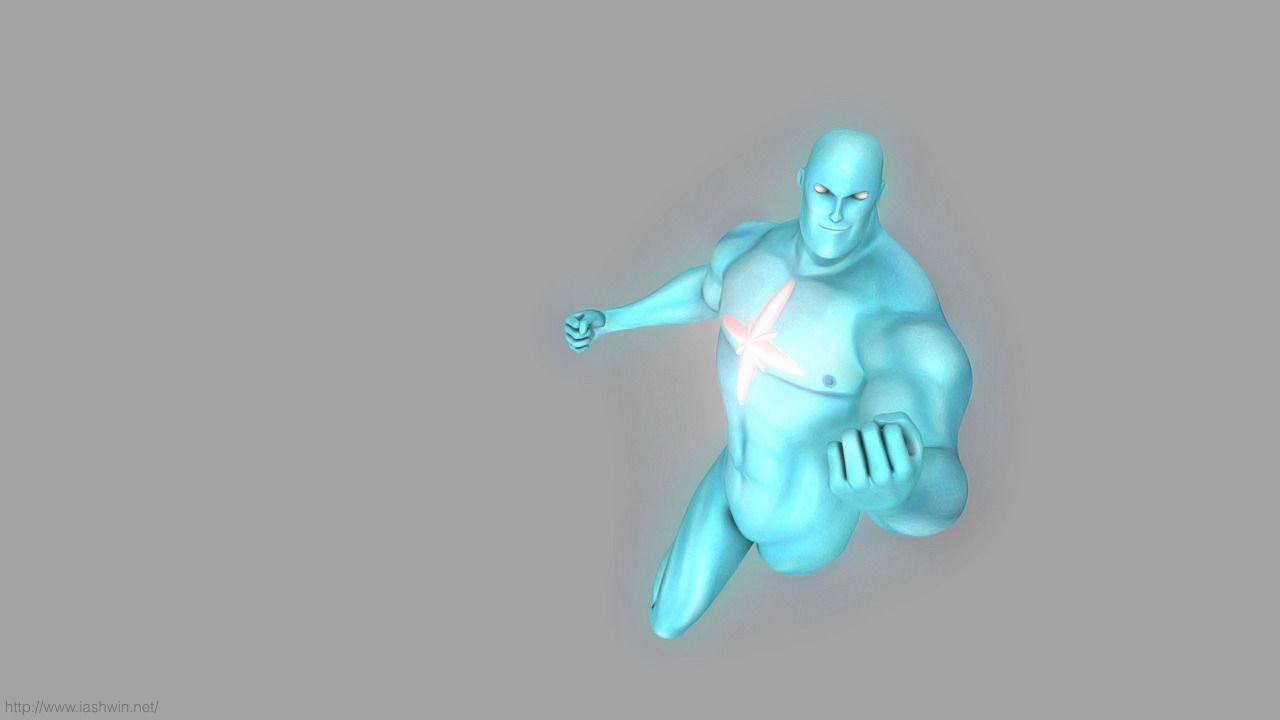 Captain Atom Rig - Legacy Free 3D model_2