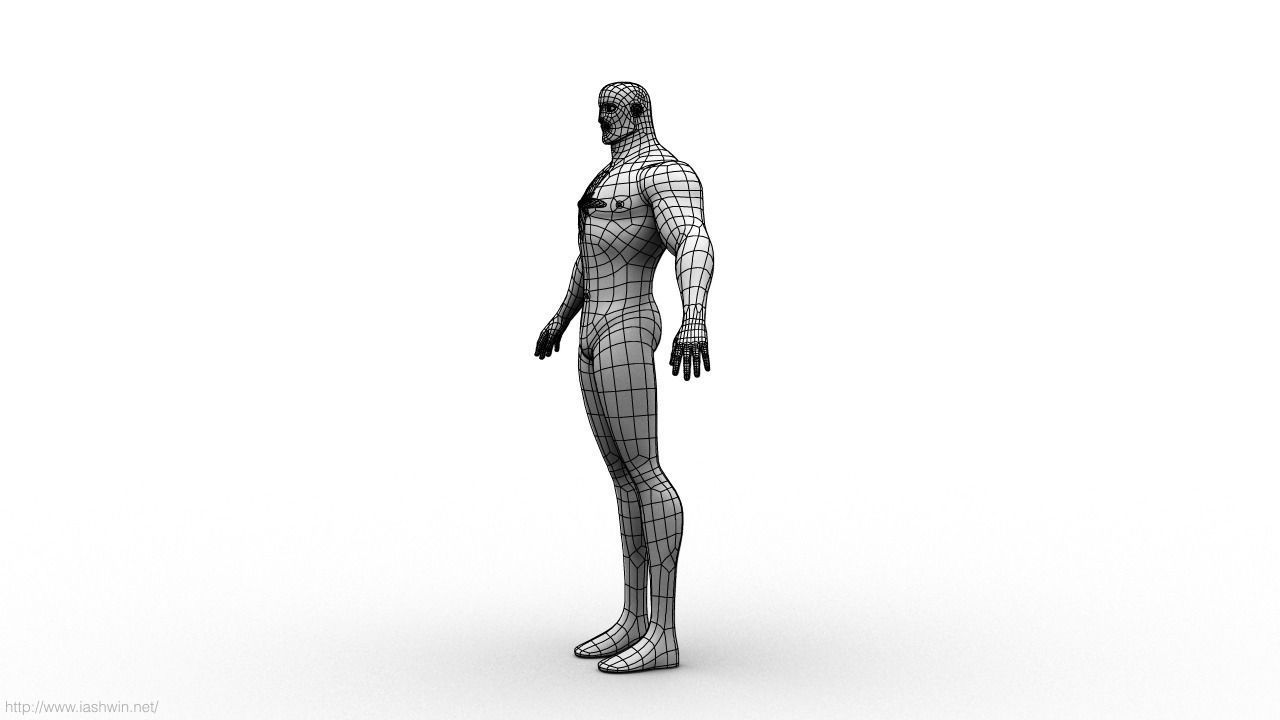 Captain Atom Rig - Legacy Free 3D model_18