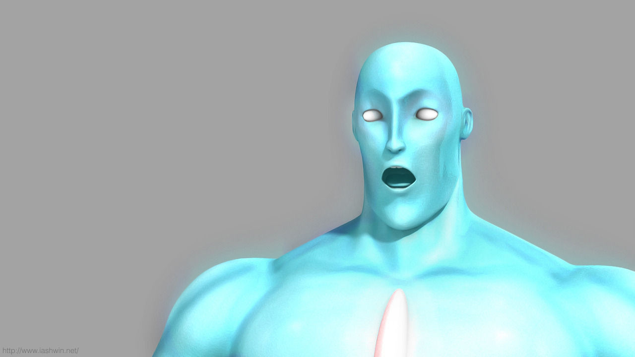 Captain Atom Rig - Legacy Free 3D model_9