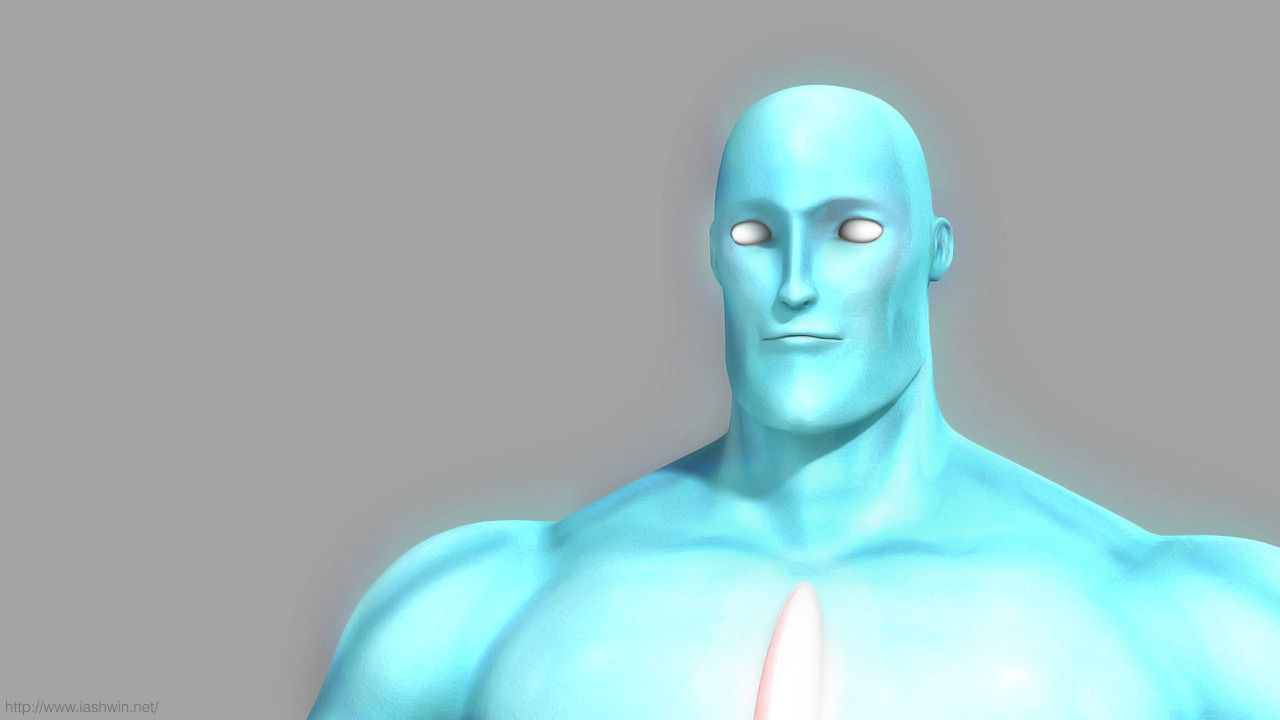 Captain Atom Rig - Legacy Free 3D model_10