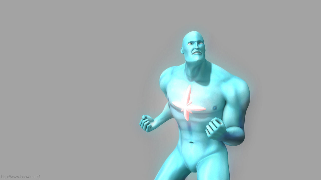 Captain Atom Rig - Legacy Free 3D model_1