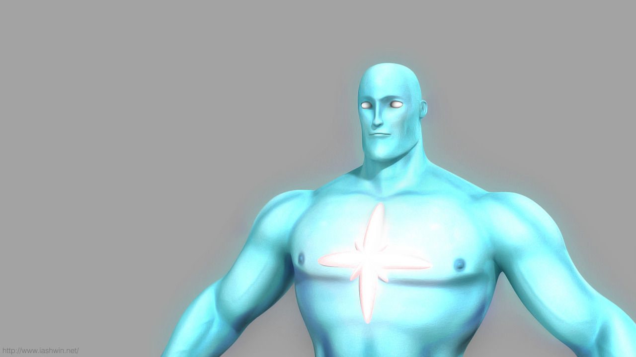 Captain Atom Rig - Legacy Free 3D model_15