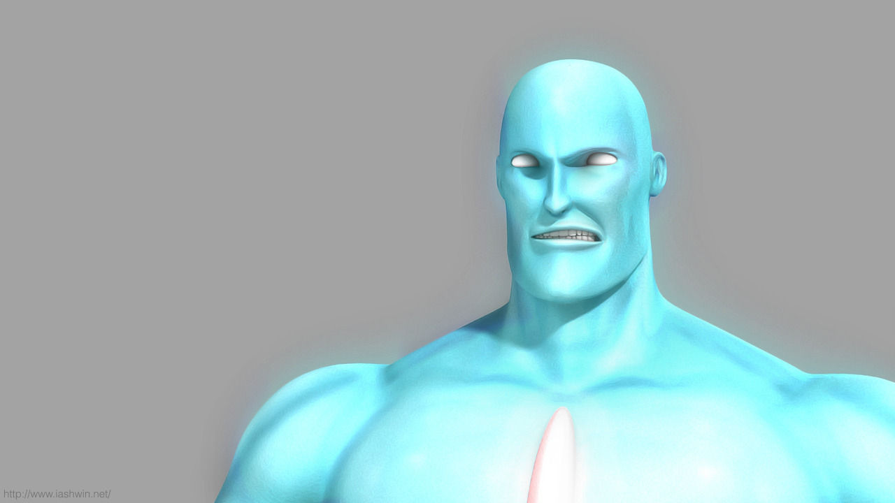 Captain Atom Rig - Legacy Free 3D model_7