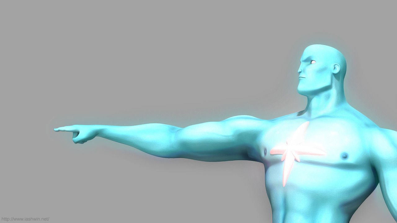 Captain Atom Rig - Legacy Free 3D model_5