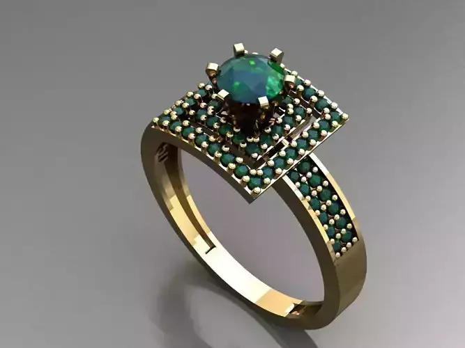 T0123- Diamond solitarie ring