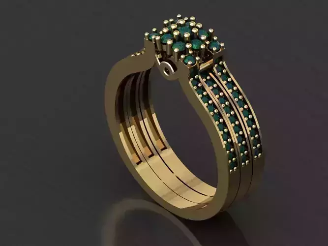 T125- Diamond solitarie ring