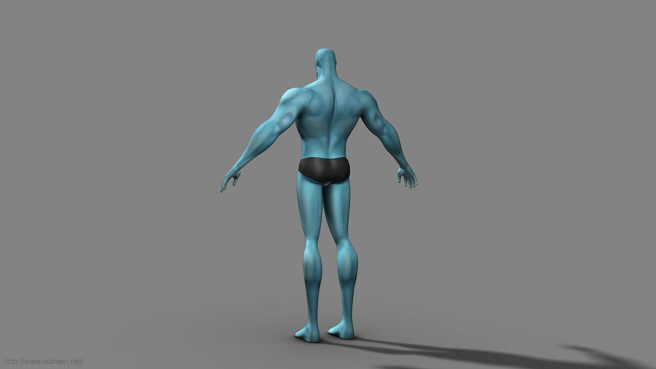 Mr Manhattan Rig - Legacy Free 3D model_13