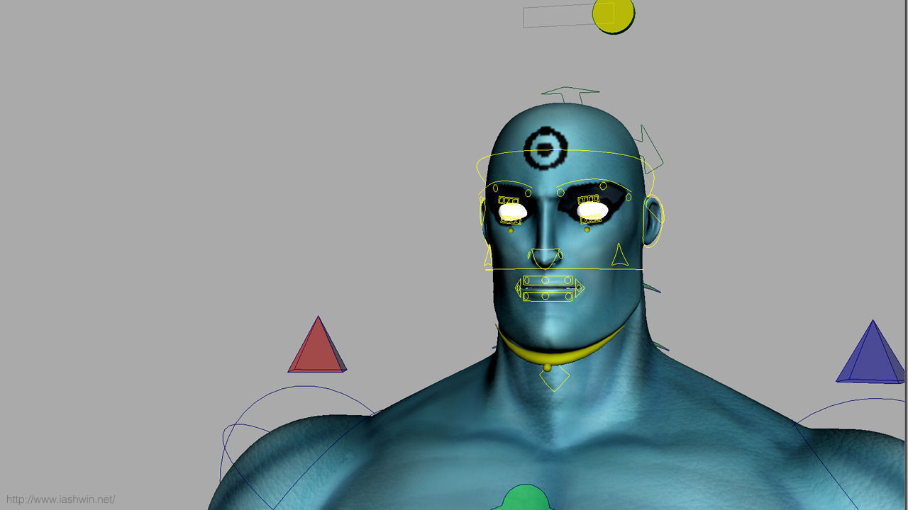 Mr Manhattan Rig - Legacy Free 3D model_22