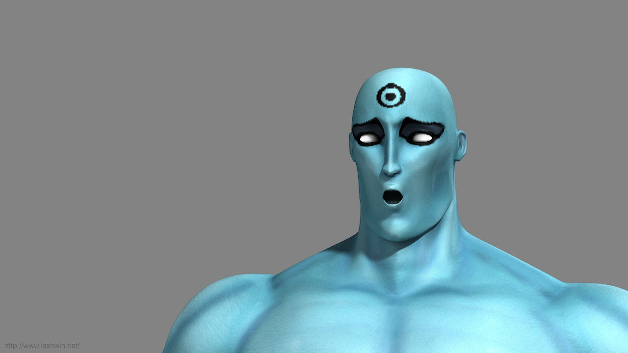 Mr Manhattan Rig - Legacy Free 3D model_11