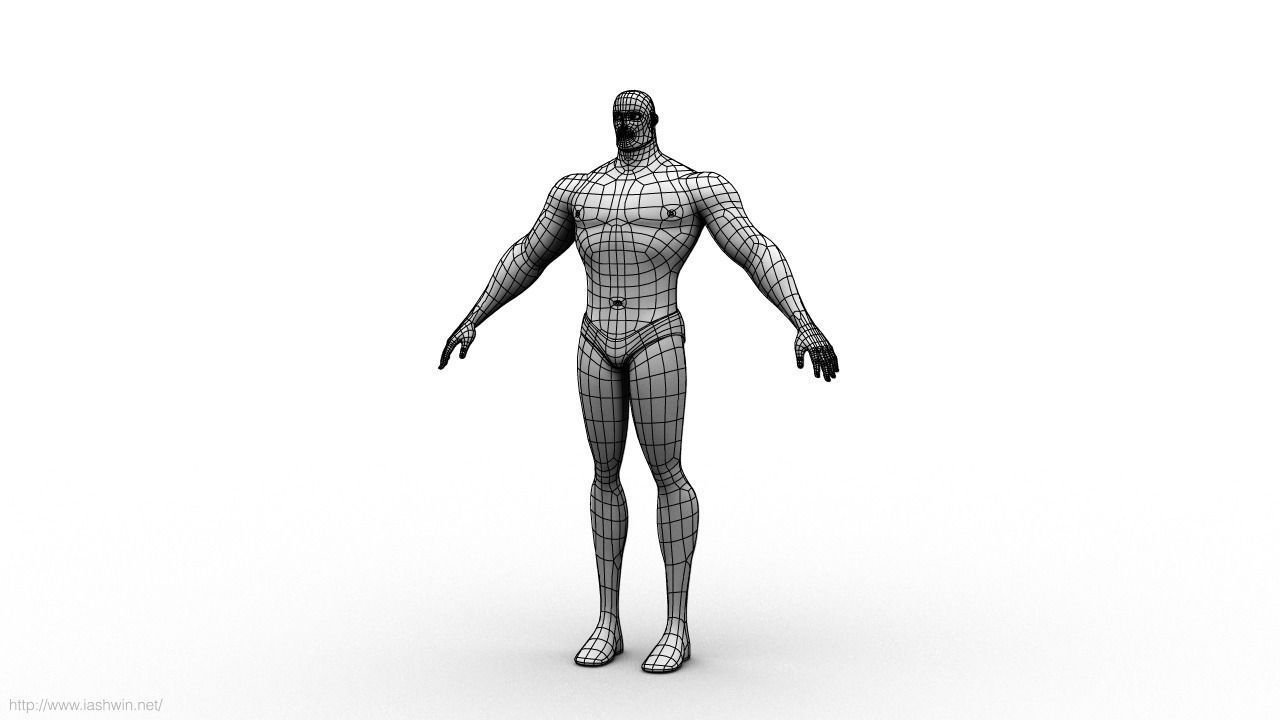 Mr Manhattan Rig - Legacy Free 3D model_19