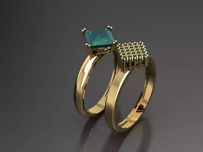 T127- Diamond solitarie ring