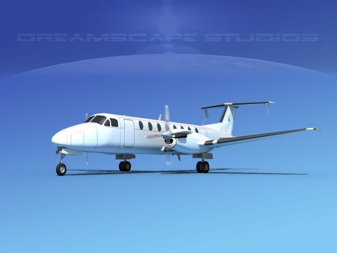 Beechcraft B1900C Unmarked 3D model