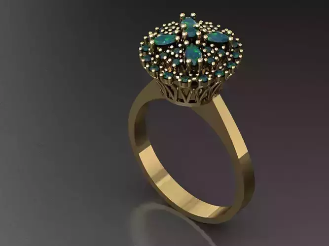 T130- Diamond solitarie ring