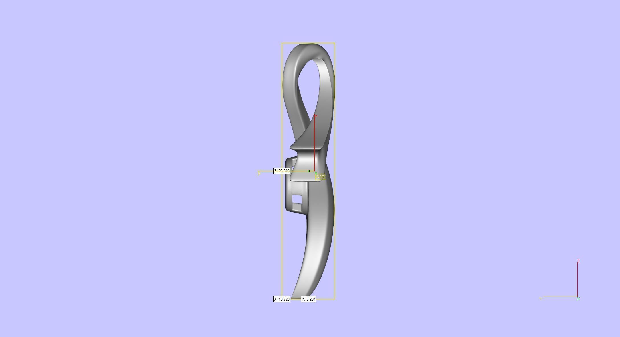 Twist Pendant 3D print model_5