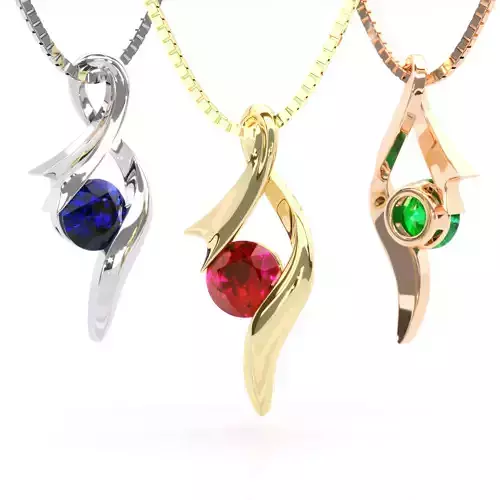 Twist Pendant 3D print model