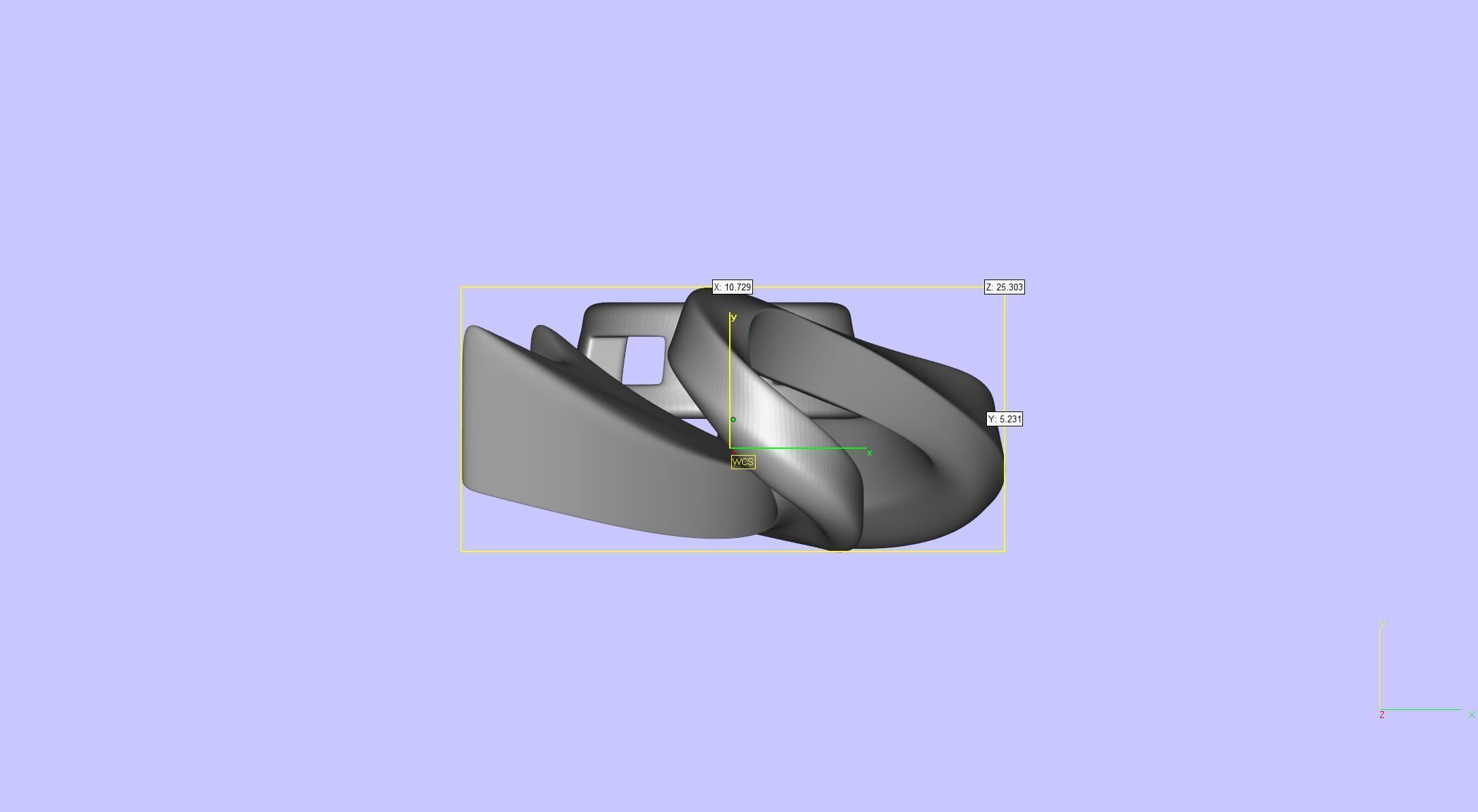 Twist Pendant 3D print model_6