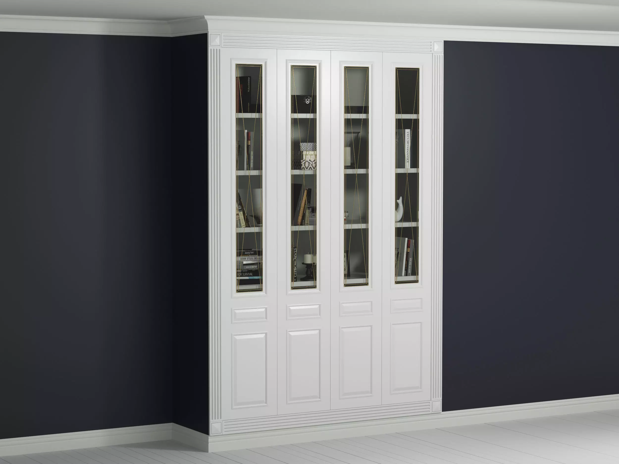 Bookcase by Deni Art 3D model