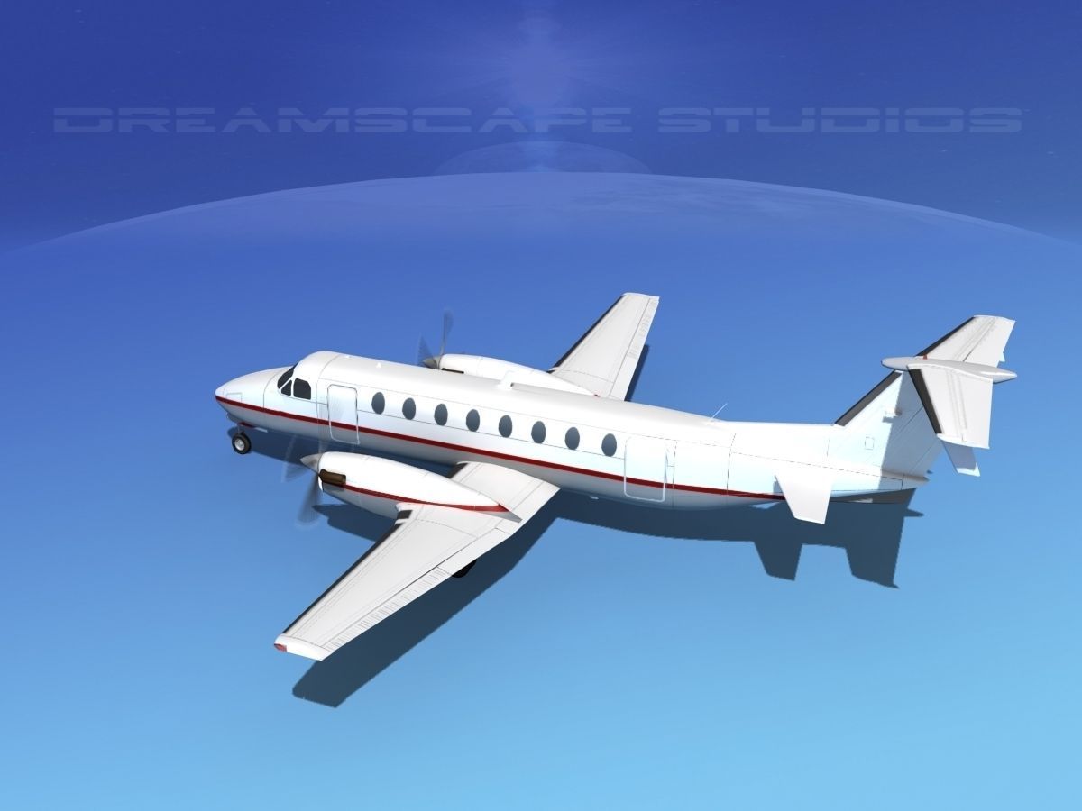 Beechcraft B1900C V01 3D model_8