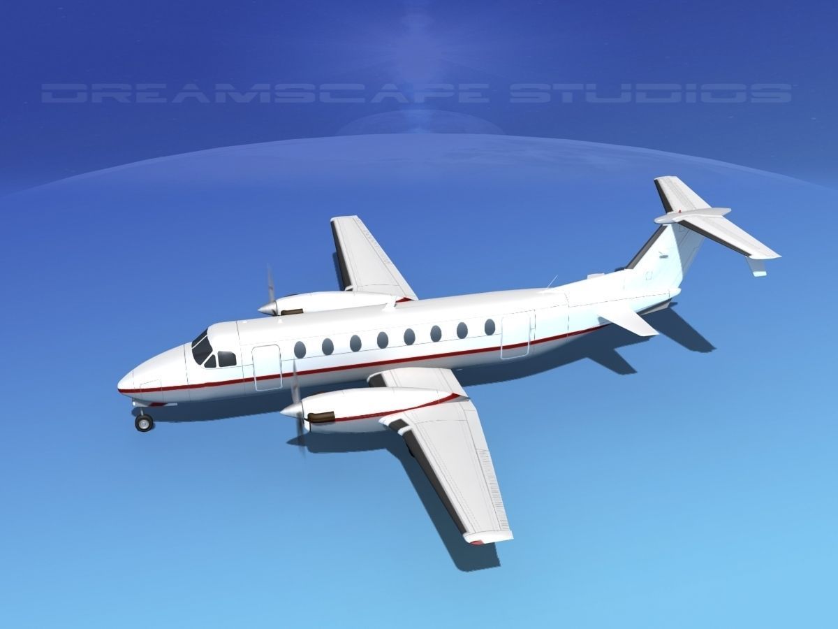 Beechcraft B1900C V01 3D model_9