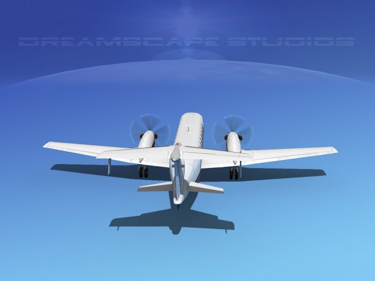 Beechcraft B1900C V01 3D model_6