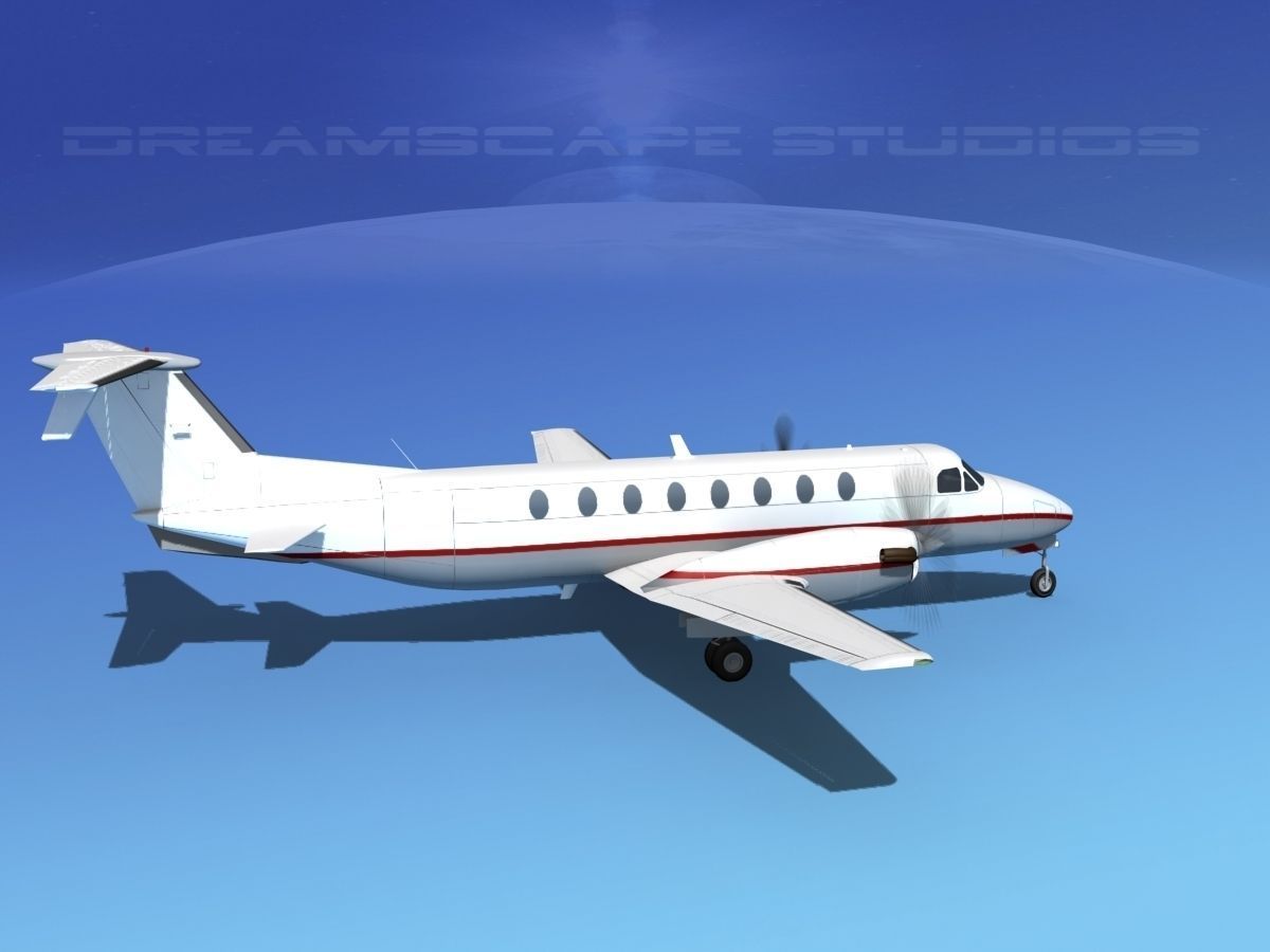 Beechcraft B1900C V01 3D model_4