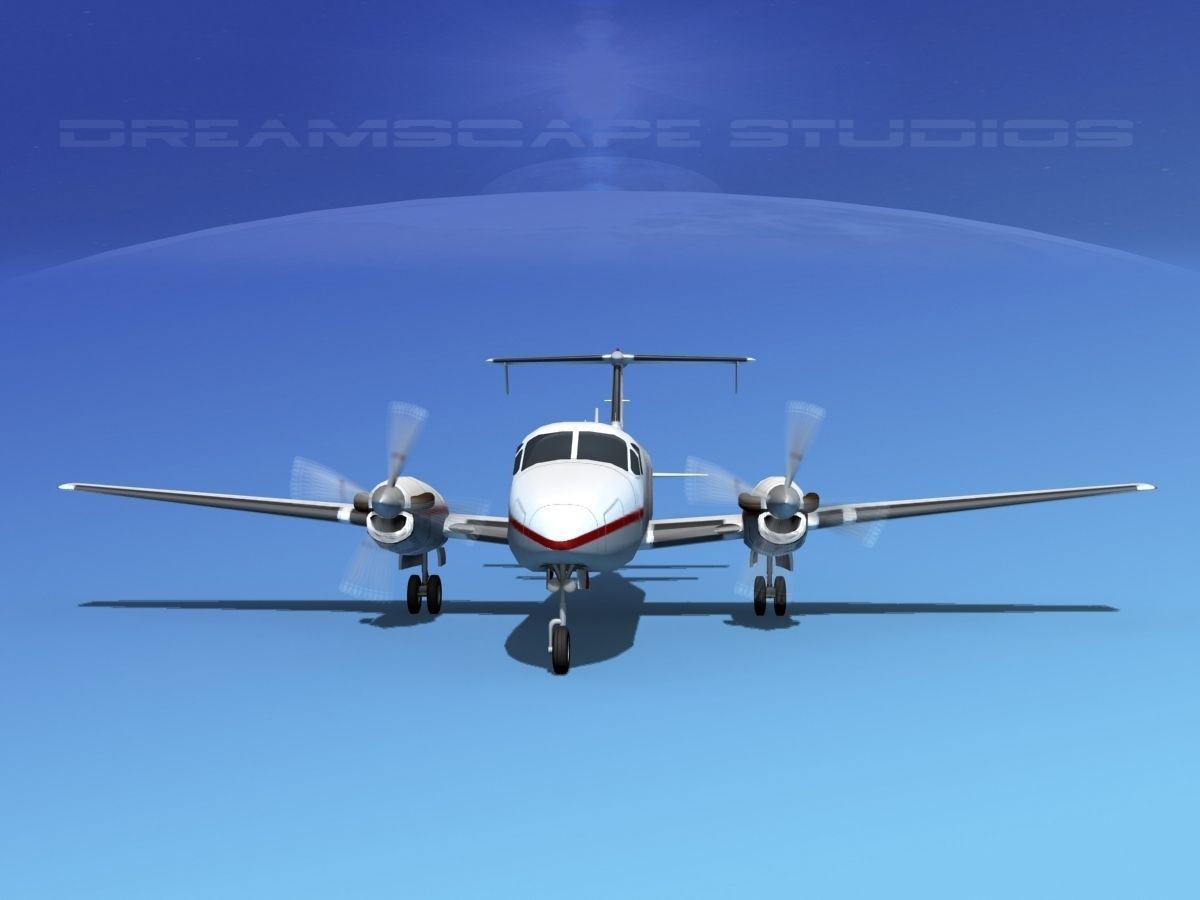 Beechcraft B1900C V01 3D model_1