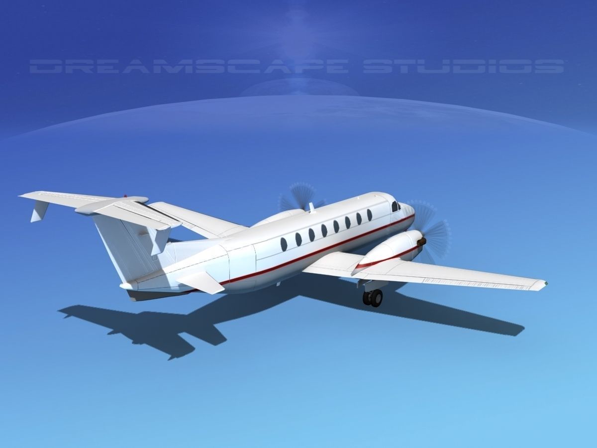 Beechcraft B1900C V01 3D model_5