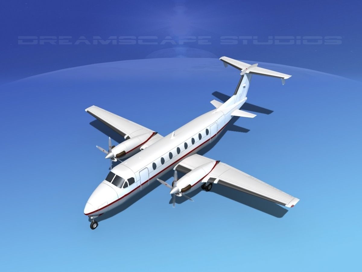Beechcraft B1900C V01 3D model_10