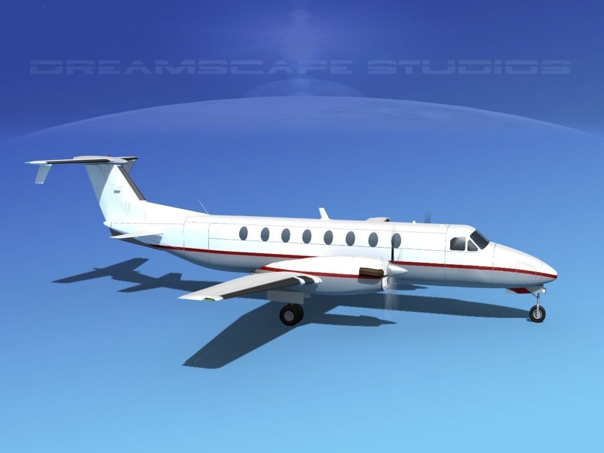 Beechcraft B1900C V01 3D model_3