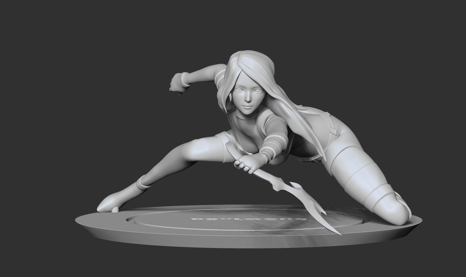 Psylocke Fanart 3D print model_10