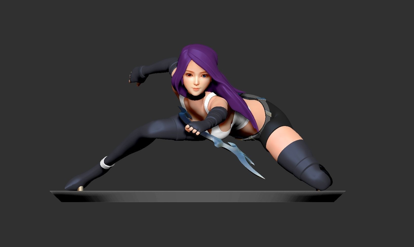 Psylocke Fanart 3D print model_9