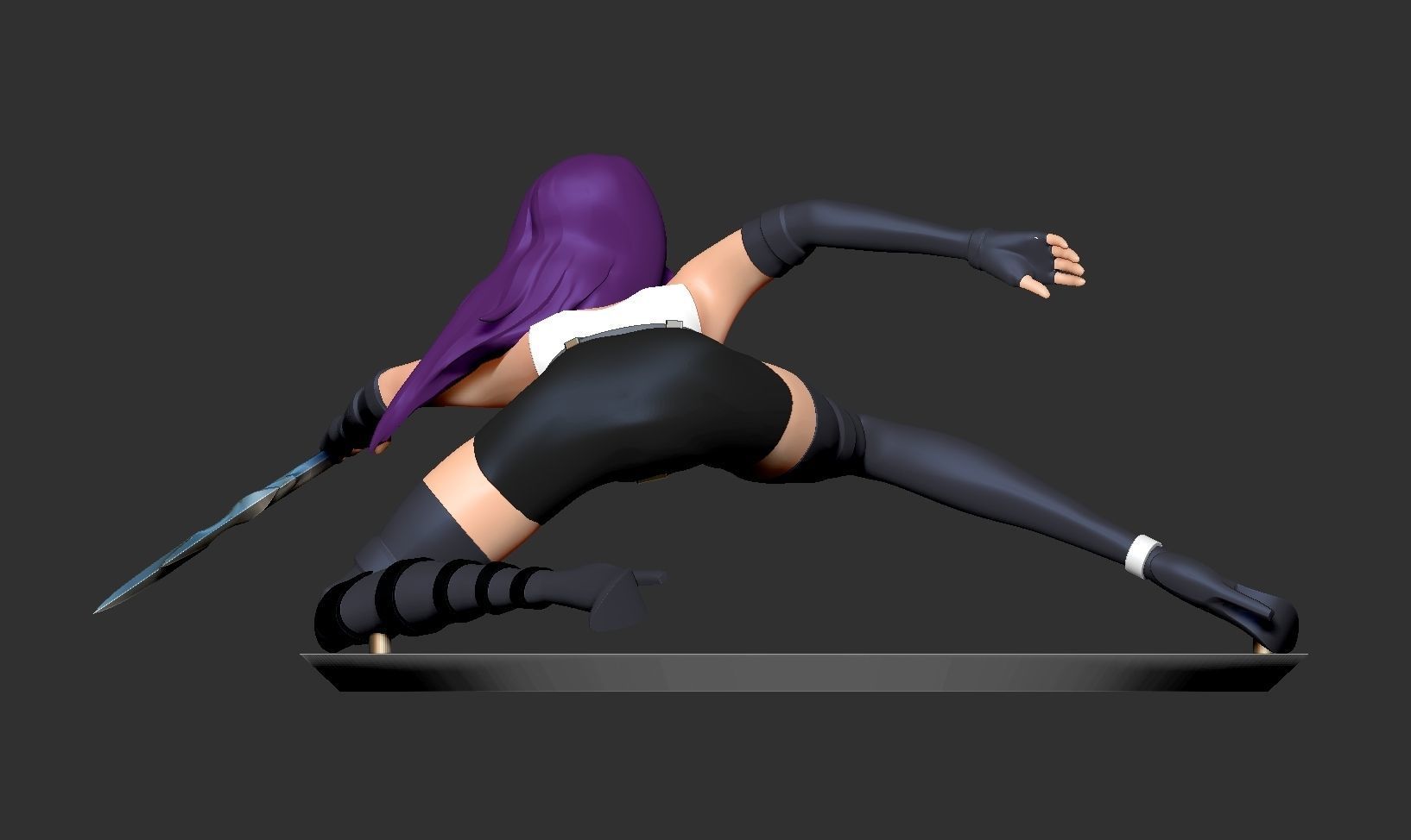 Psylocke Fanart 3D print model_7