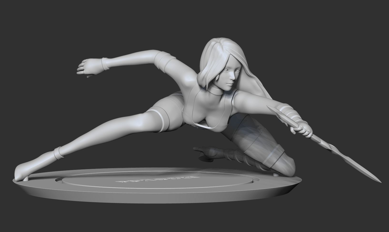 Psylocke Fanart 3D print model_15