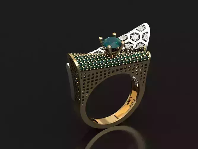 T138- Diamond  solitarie ring