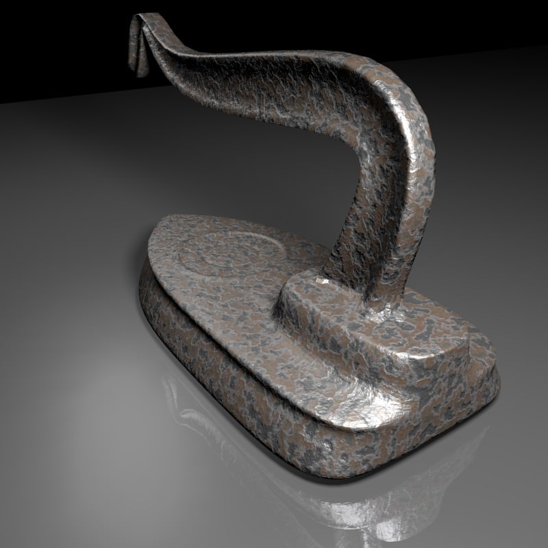 Antique Iron 3D model_3