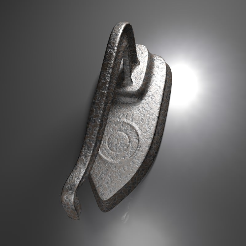 Antique Iron 3D model_1