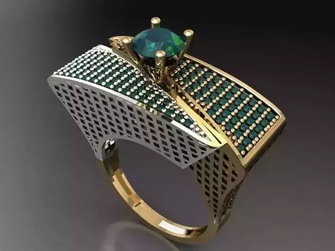 T144- Diamond solitarie ring