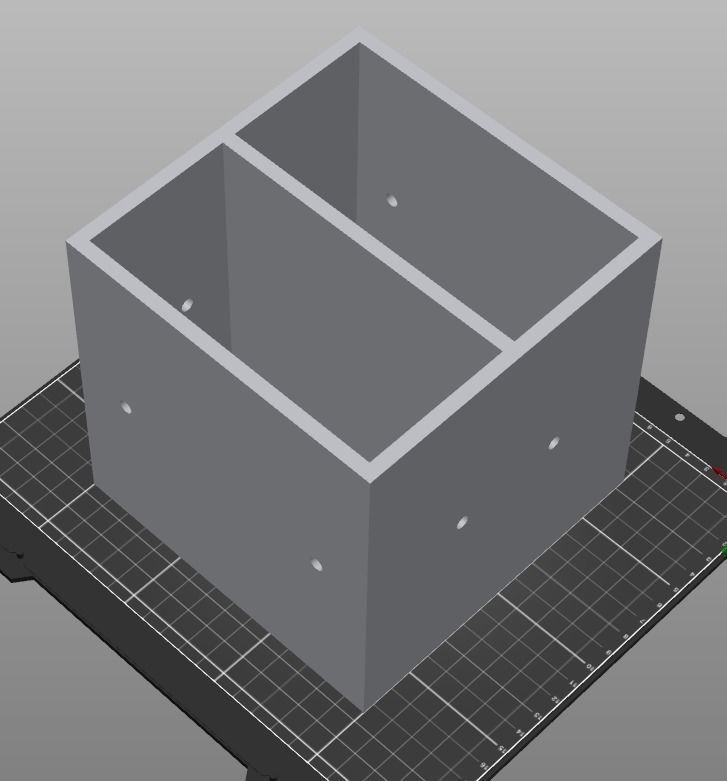 003M LA Units 2 Drawer Vertical Storage Organiser 3D print model_4